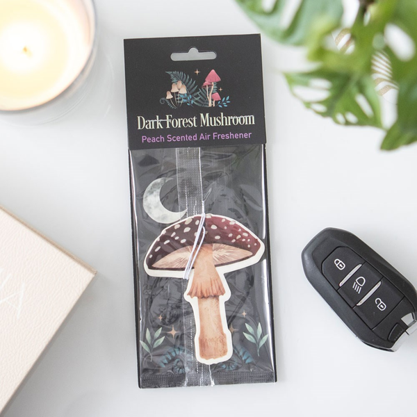 Peach Scented Forest Mushroom Air Freshener