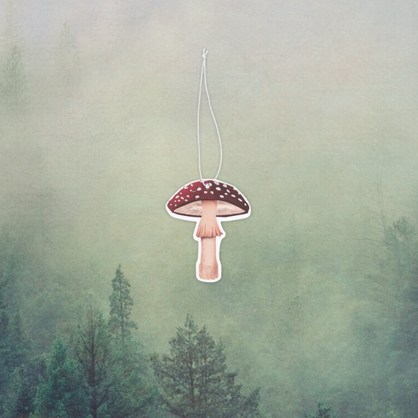 Peach Scented Forest Mushroom Air Freshener