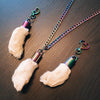 Anodised Titanium Lucky Rabbit's Foot Necklace