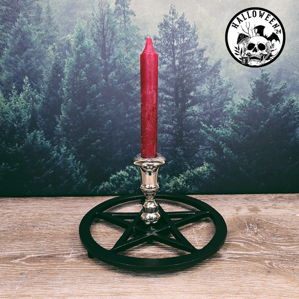 Pentagram Taper Candle Holder