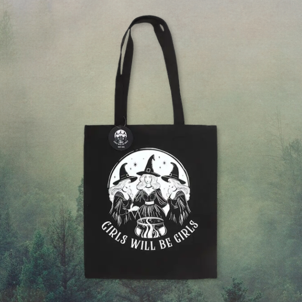 Girls Will Be Girls Polycotton Tote Bag