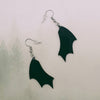 Acrylic Bat Wing Earrings