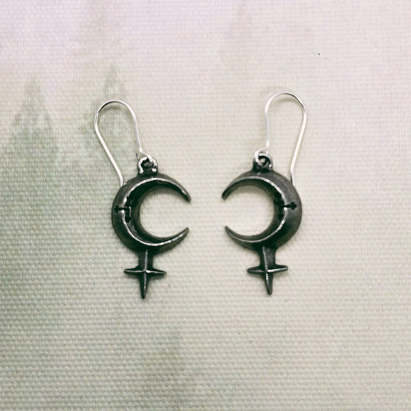 Lilith Pewter Earrings by Alchemy Gothic