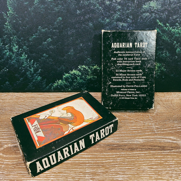 Rare Vintage 1970s First Edition Aquarian Tarot Full Deck