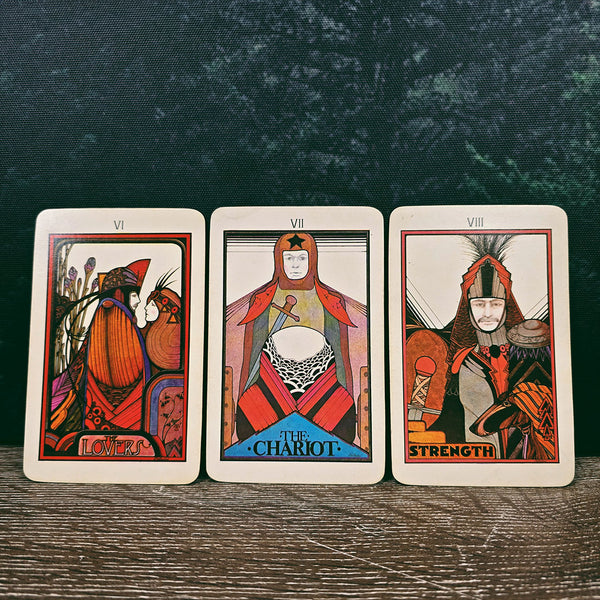 Rare Vintage 1970s First Edition Aquarian Tarot Full Deck