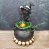 Witch Cat + Cauldron Incense Cone Burner
