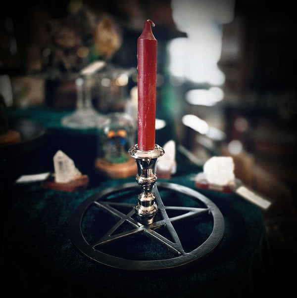 Pentagram Taper Candle Holder