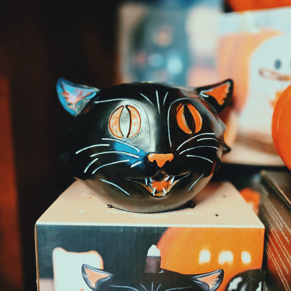 Black Cat Backflow Incense Burner