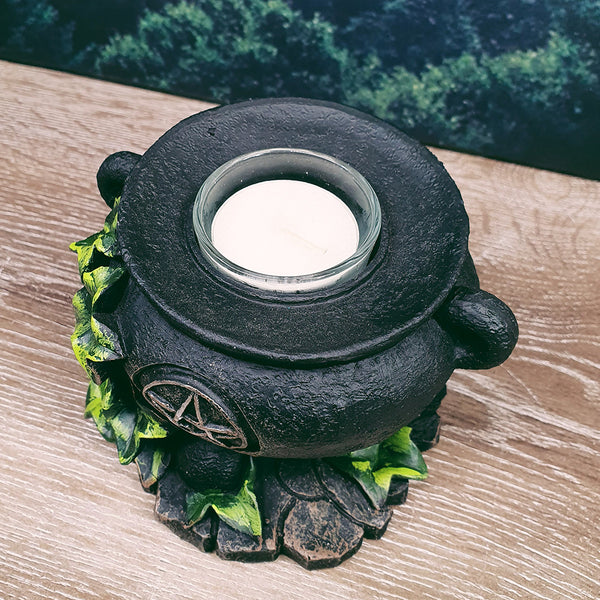 Witches Cauldron Tealight Candle Holder