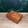Gold Pentagram Wood Box