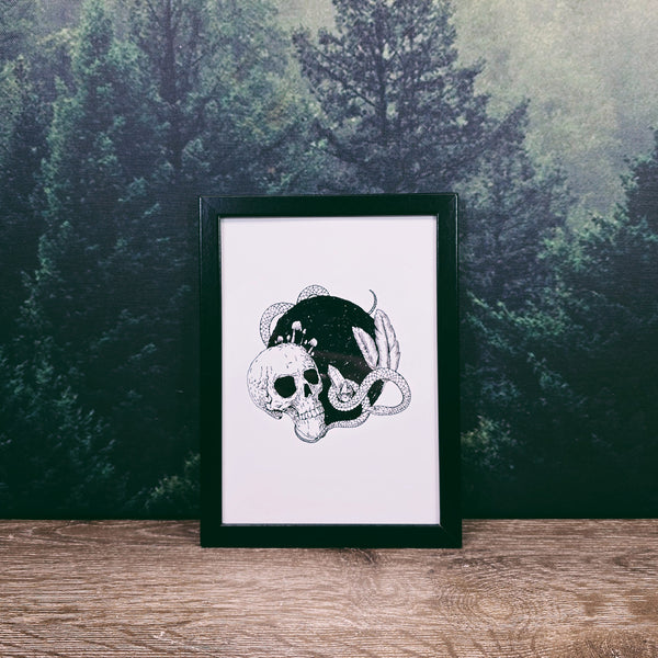 5 x 7 Framed Halloween Print