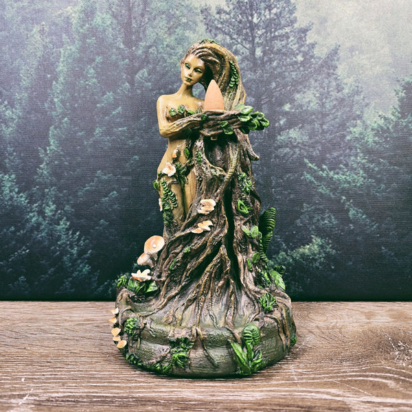 Mother Earth Backflow Incense Burner