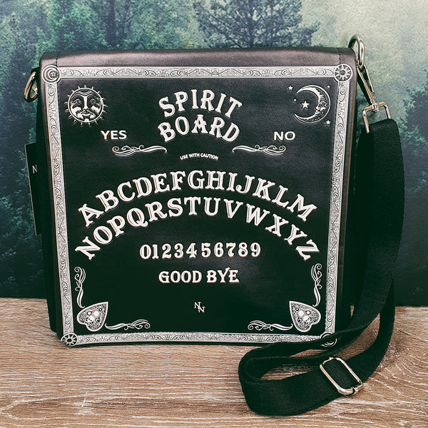 Spirit Board Embossed Shoulder Bag