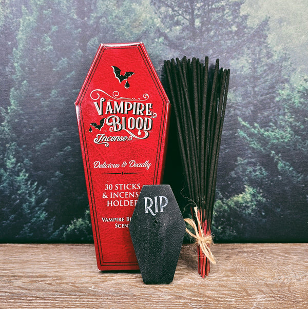 Vampire Blood Incense with Coffin Holder