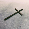 Vintage Brass 10cm Pectoral or Wall Cross