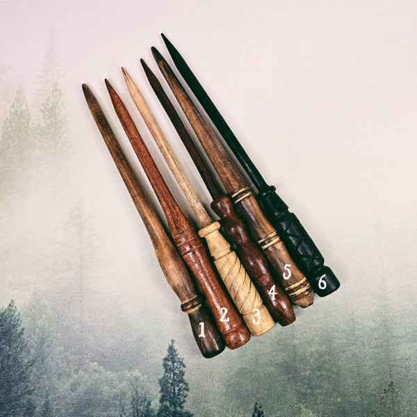 Handcrafted Wooden Wand 30cm