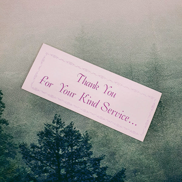 Thank You for Your Kind Service... Vintage Religious Propaganda