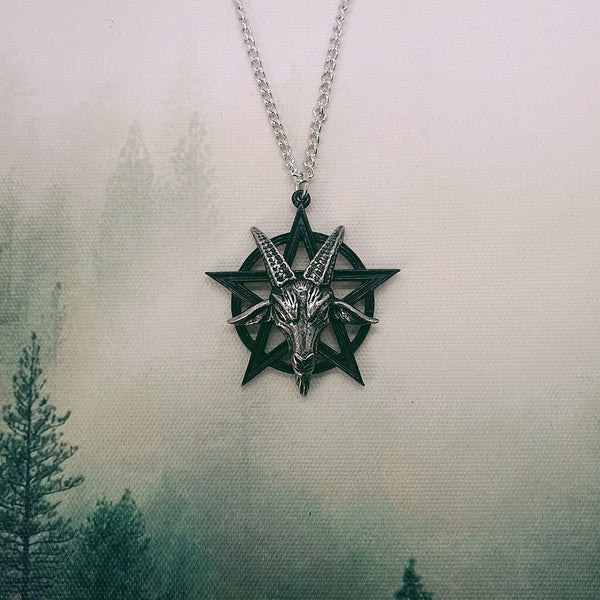 Baphomet Pendant Necklace by Alchemy Gothic