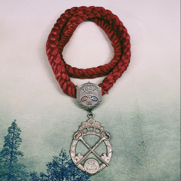 Vintage USA I.O.O.F Odd Fellows Ceremonial Rope Regalia c.1950s