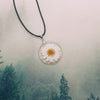 Daisy Resin Cord Necklace