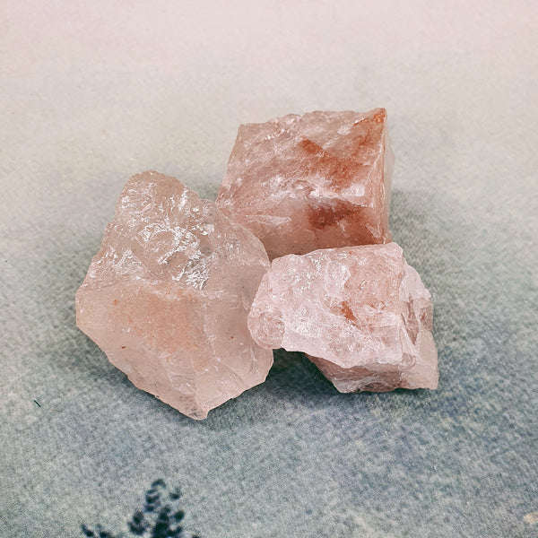 Raw Strawberry Quartz Crystal