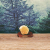 Citrine Druze Specimen on Wooden Stand